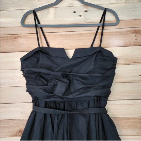 Zara Black Voluminous Bubble Mini Dress Event Evening Cocktail Wedding Guest - Picture 3 of 10